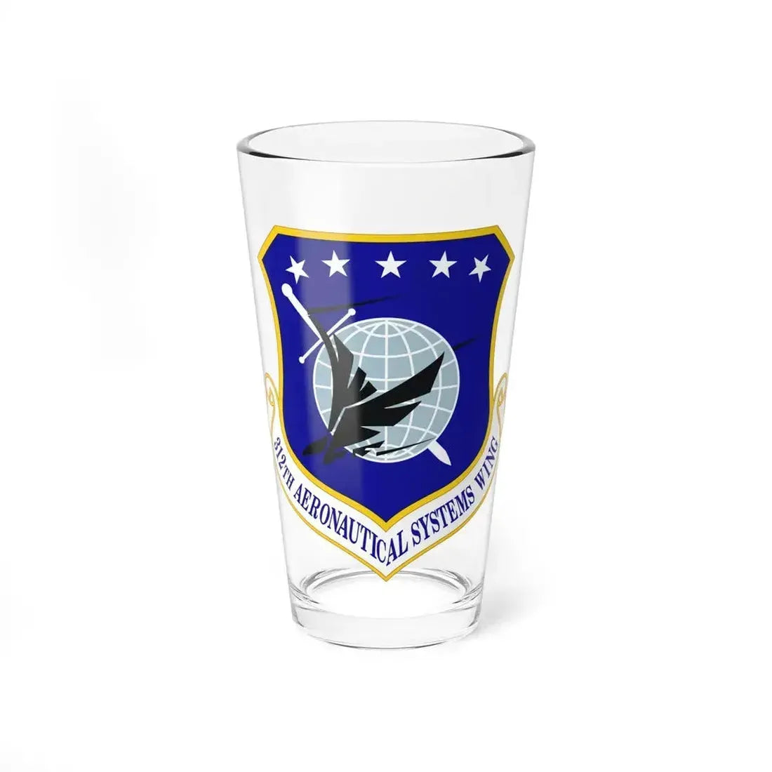 312th Aeronautical Systems Wing (U.S. Air Force) Pint Glass 16oz 16oz - Go Mug Yourself