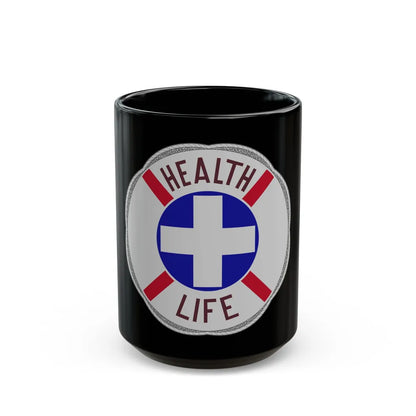 313 Hospital Center (U.S. Army) Black Coffee Mug-15oz-Go Mug Yourself