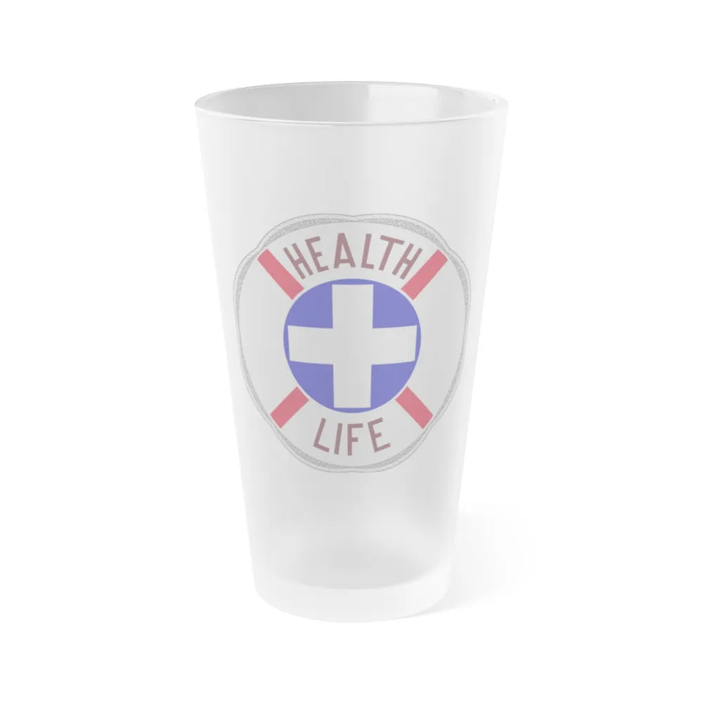 313 Hospital Center (U.S. Army) Frosted Pint Glass 16oz-Go Mug Yourself