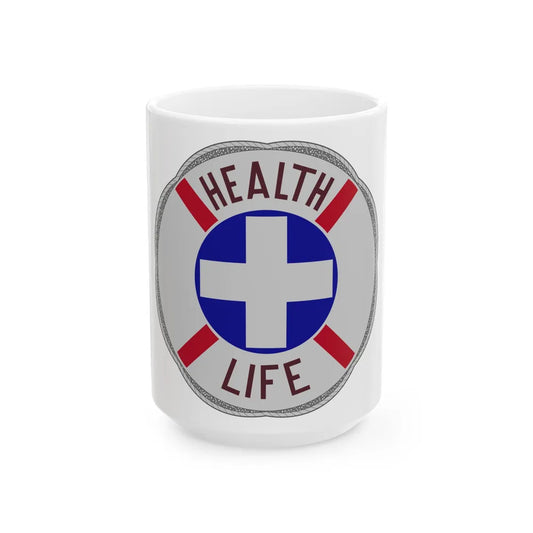 313 Hospital Center (U.S. Army) White Coffee Mug-15oz-Go Mug Yourself