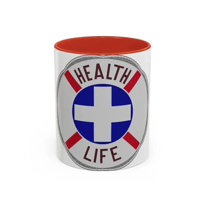 313 Hospital Center (U.S. Army) Accent Coffee Mug 11oz Red - Go Mug Yourself