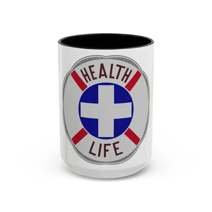 313 Hospital Center (U.S. Army) Accent Coffee Mug 15oz Black - Go Mug Yourself
