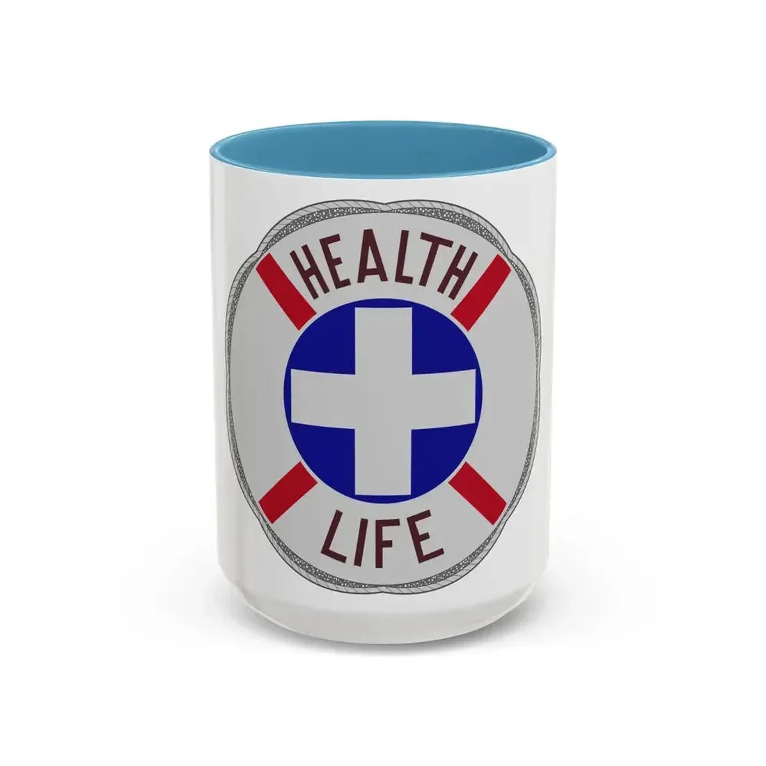 313 Hospital Center (U.S. Army) Accent Coffee Mug 15oz Light Blue - Go Mug Yourself