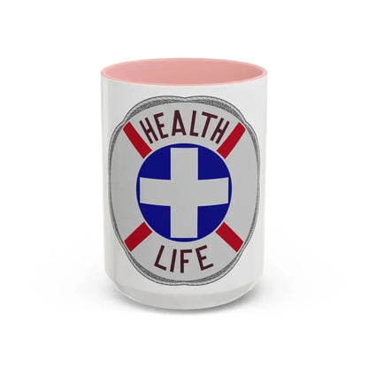 313 Hospital Center (U.S. Army) Accent Coffee Mug 15oz Pink - Go Mug Yourself
