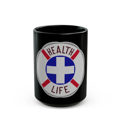 313 Hospital Center (U.S. Army) Black Coffee Mug 15oz - Go Mug Yourself