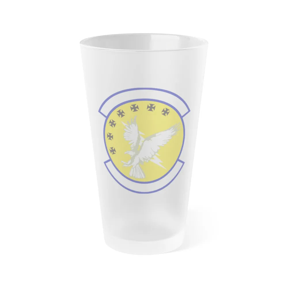 313 Training Squadron AETC (U.S. Air Force) Frosted Pint Glass 16oz-16oz-Frosted-Go Mug Yourself