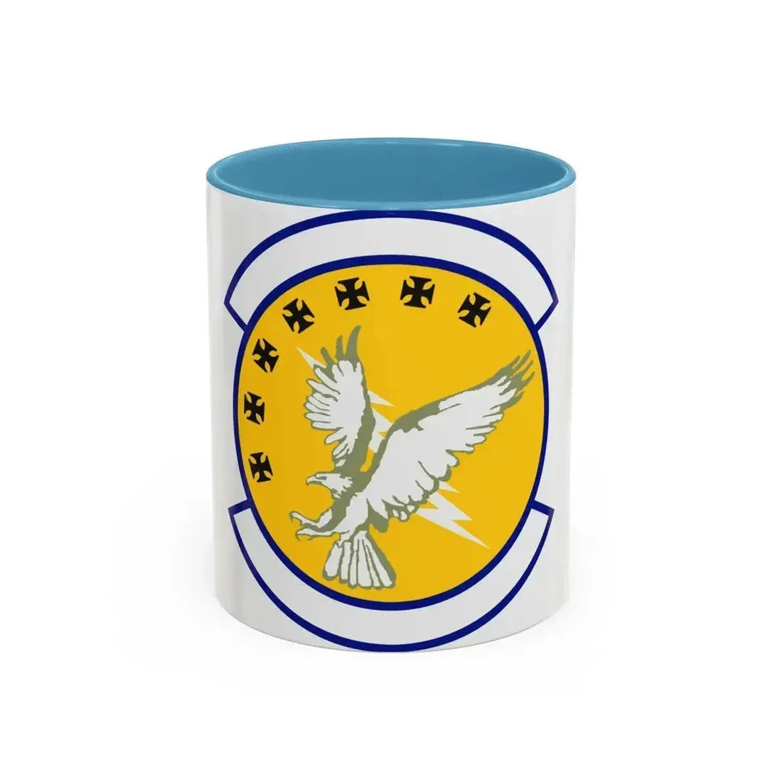 313 Training Squadron AETC (U.S. Air Force) Accent Coffee Mug 11oz Light Blue - Go Mug Yourself
