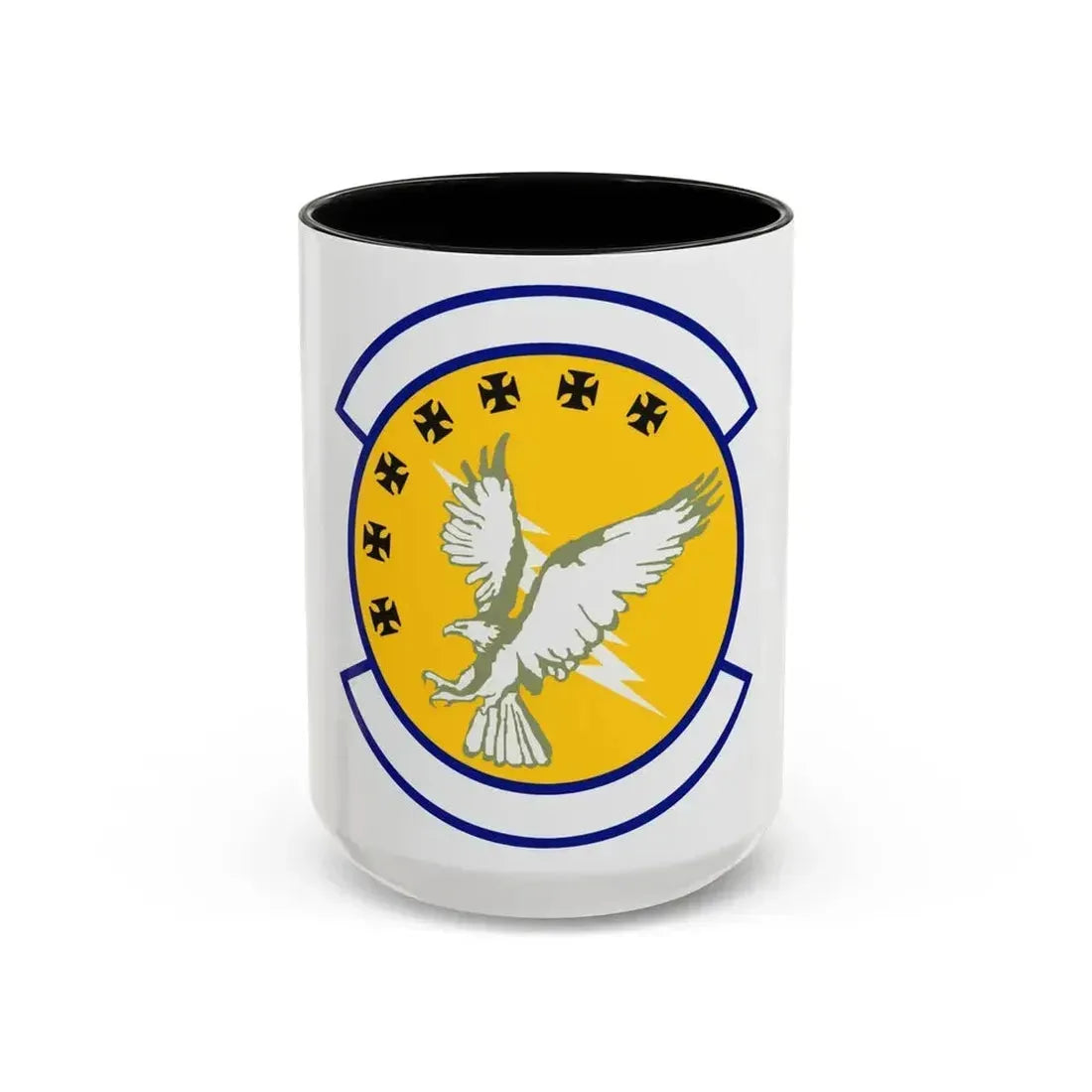 313 Training Squadron AETC (U.S. Air Force) Accent Coffee Mug 15oz Black - Go Mug Yourself