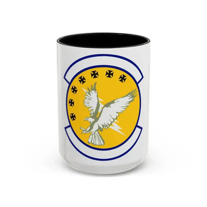 313 Training Squadron AETC (U.S. Air Force) Accent Coffee Mug 15oz Black - Go Mug Yourself