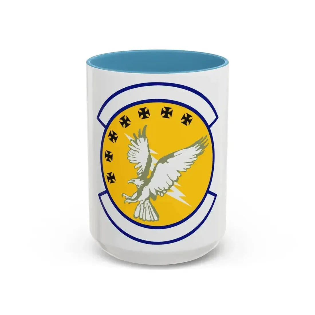 313 Training Squadron AETC (U.S. Air Force) Accent Coffee Mug 15oz Light Blue - Go Mug Yourself