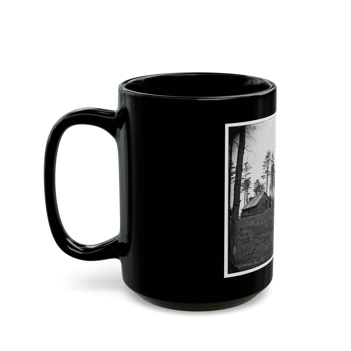 Brandy Station, Va. Chief Engineer's Camp; Another View (U.S. Civil War) Black Coffee Mug