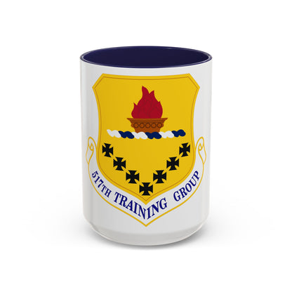 517 Training Group AETC (U.S. Air Force) Accent Coffee Mug