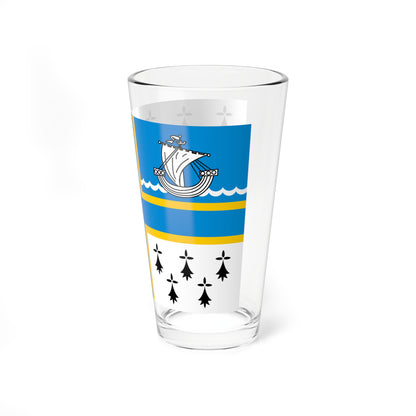 Pays de Redon traditional district flag (France) Pint Glass 16oz