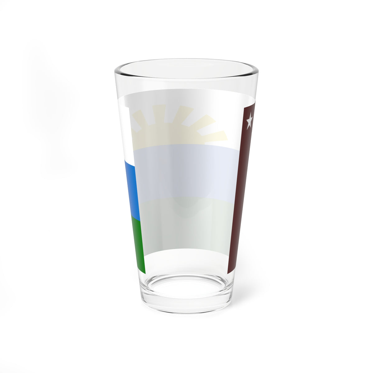 Bandera de Girardot Cojedes (Venezuela) Pint Glass 16oz