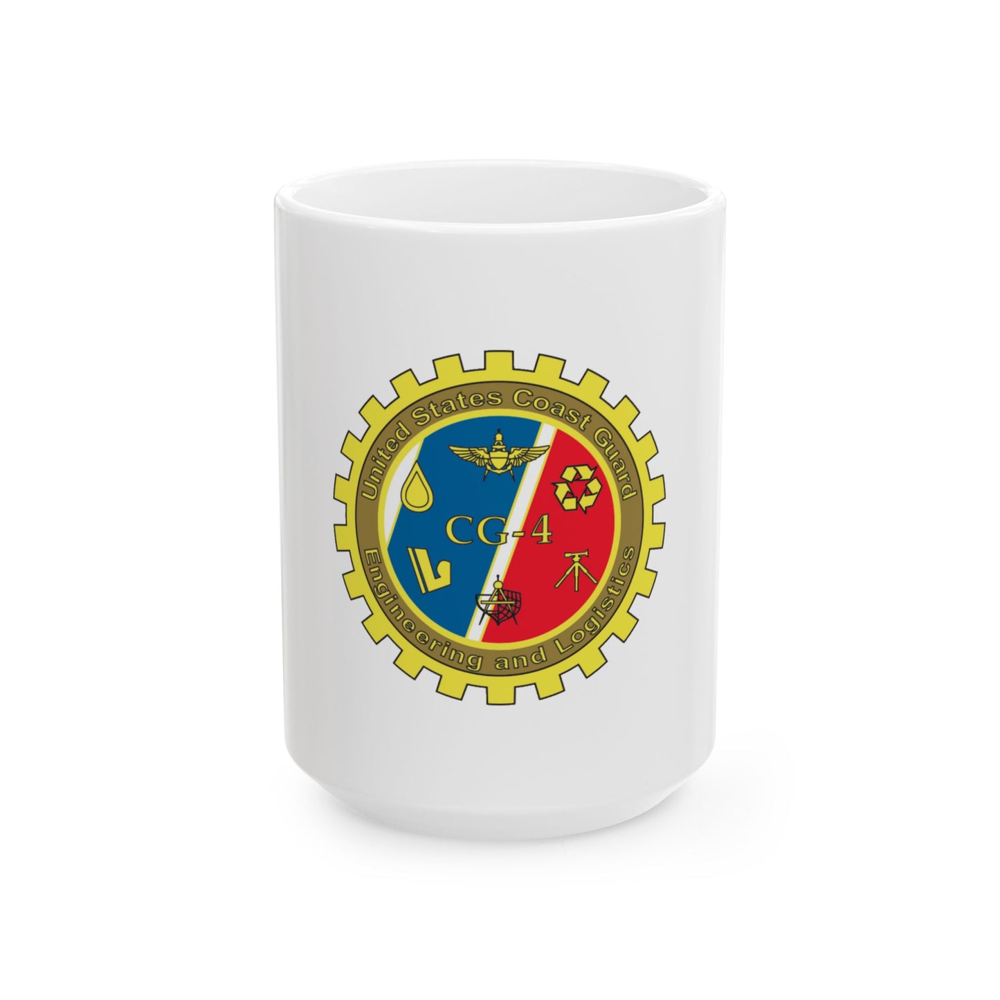 USCG COMDT CG 4 (U.S. Coast Guard) White Coffee Mug