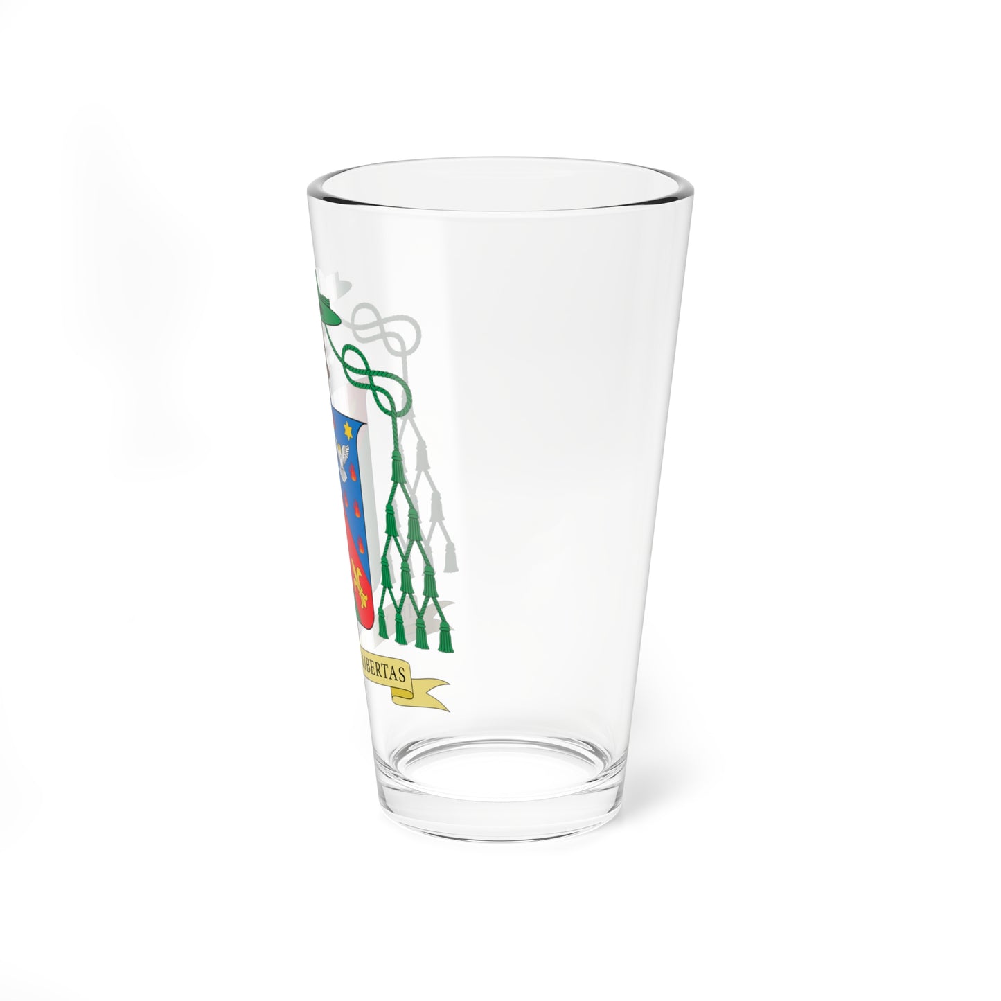 Escudo de Francisco Javier Lozano Sebastián (Spain) (Coat of Arms) Pint Glass 16oz