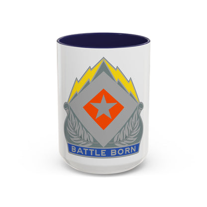 422 Signal Battalion (U.S. Army) Accent Coffee Mug