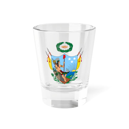 Coat of arms of Gran Colombia (1819) - Shot Glass 1.5oz