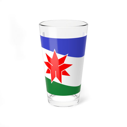 Flag of Akō Hyōgo (Japan) Pint Glass 16oz