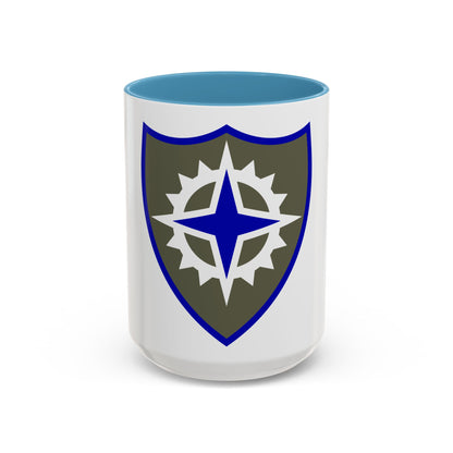 XVI Corps (U.S. Army) Accent Coffee Mug