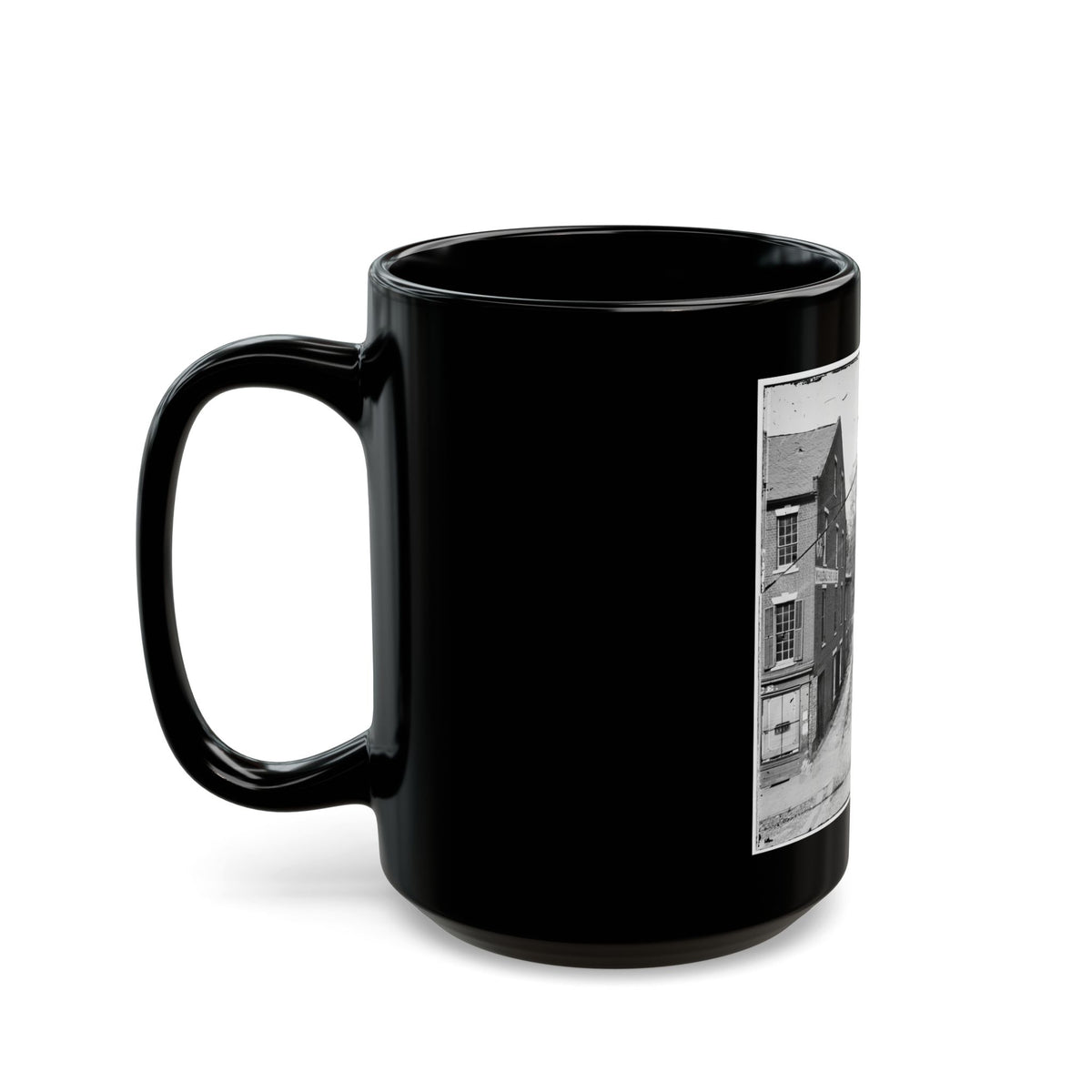 Petersburg, Va. Courthouse (U.S. Civil War) Black Coffee Mug