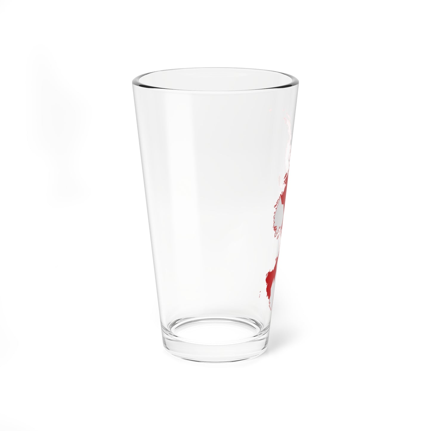 Flag map of Terra Australis Spain (Spain) Pint Glass 16oz