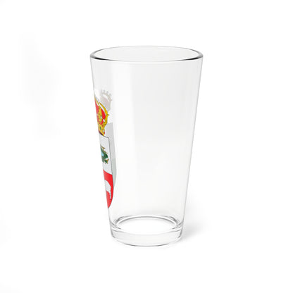Escudo de La Almarcha2 (Spain) (Coat of Arms) Pint Glass 16oz