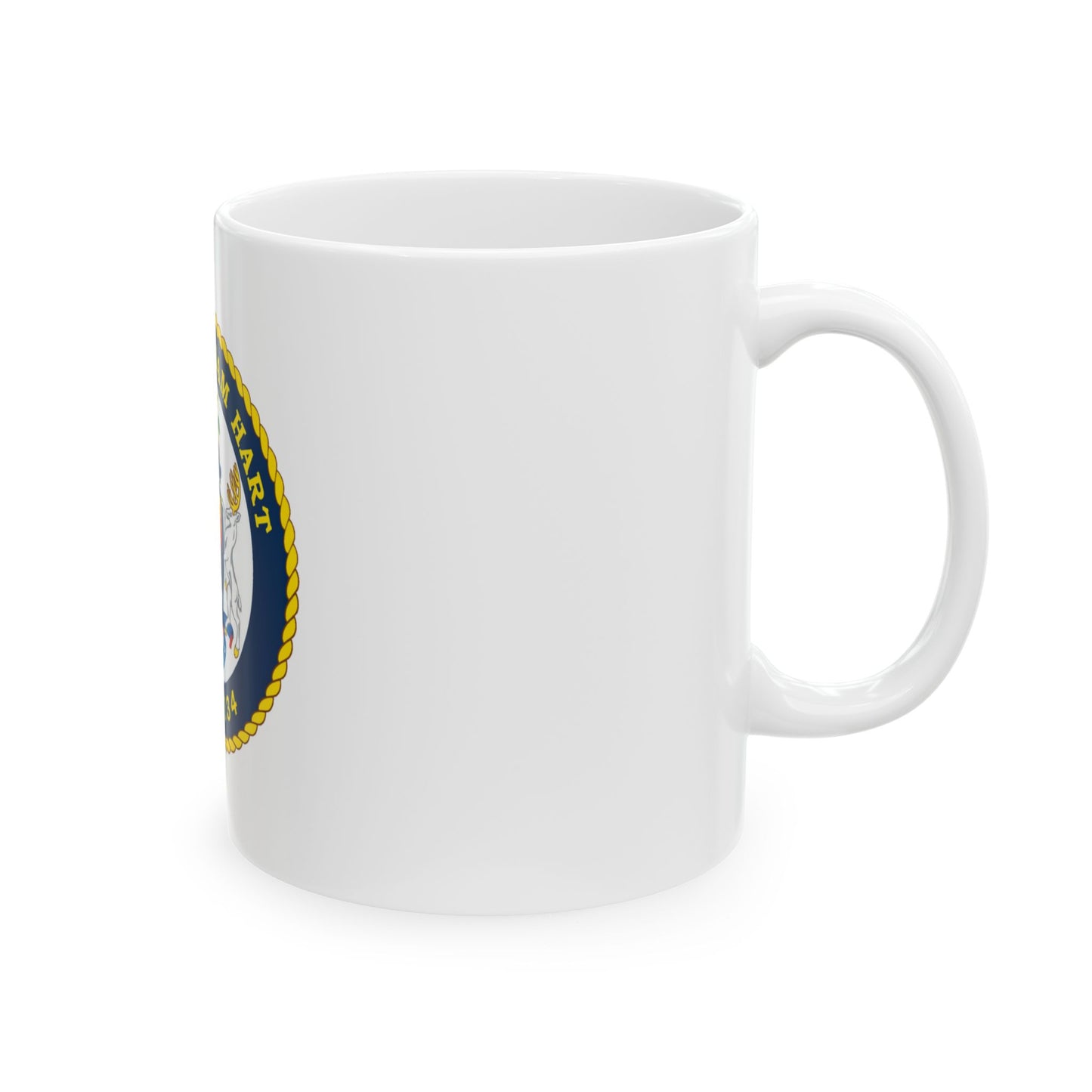 USCG C William Hart WPC 1134 (U.S. Coast Guard) White Coffee Mug