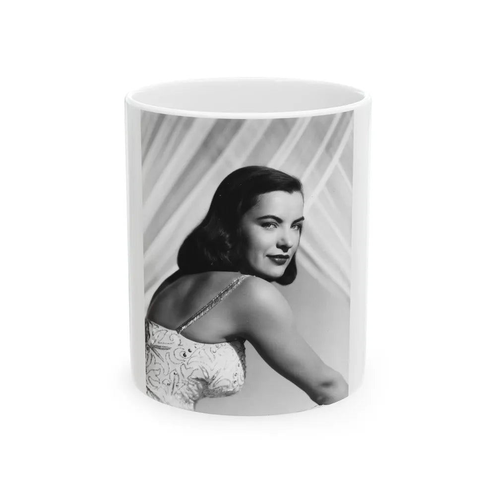 Ella Raines #226 (Vintage Female Icon) White Coffee Mug-11oz-Go Mug Yourself