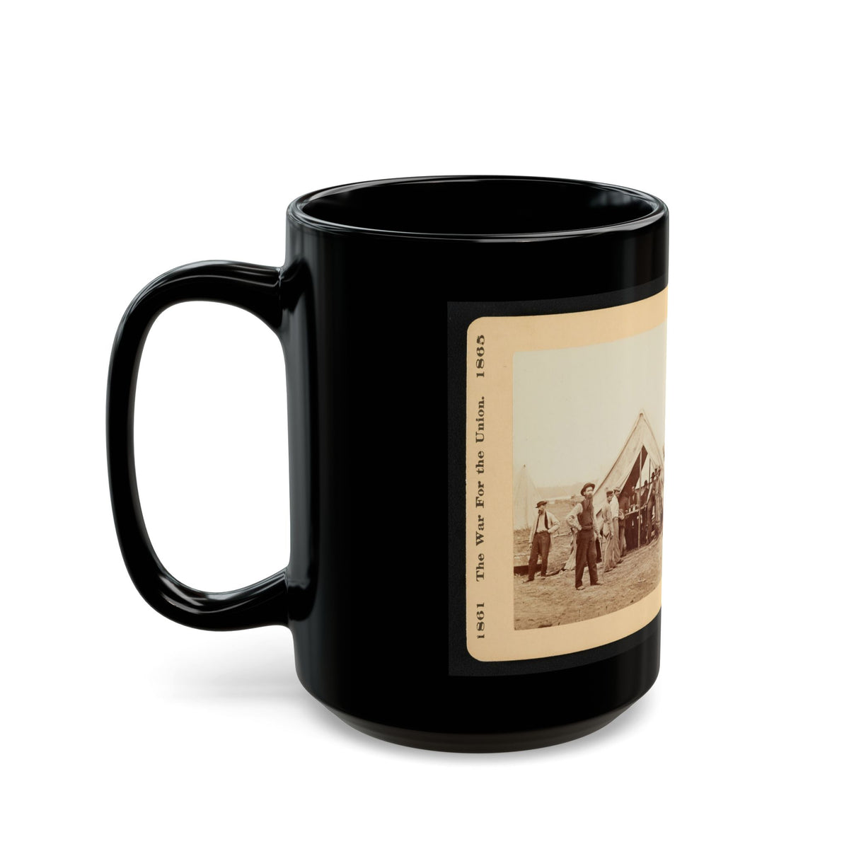 A Sutler's Tent (U.S. Civil War) Black Coffee Mug
