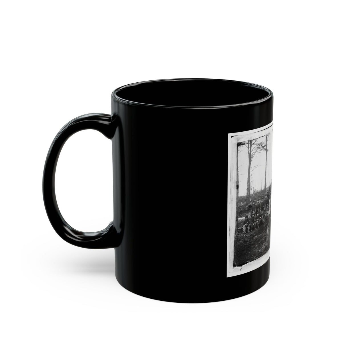 Brandy Station, Va. Officers And Men Of Co. K, 1st U.S. Cavalry (1st Division, Cavalry Corps) (U.S. Civil War) Black Coffee Mug