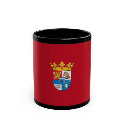 Flag of Segovia Spain - Black Coffee Mug-11oz-Go Mug Yourself