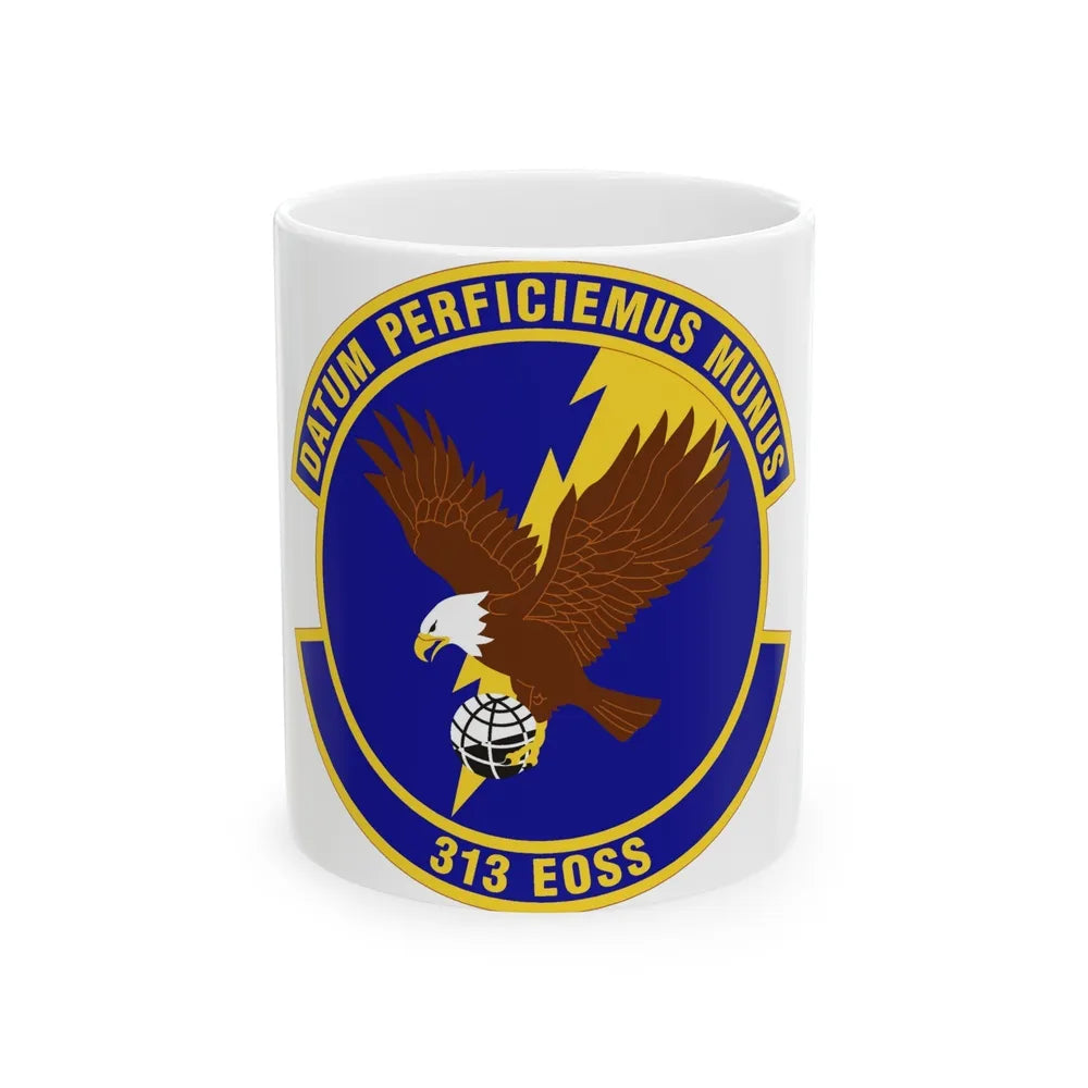 313th Expeditionary Operations Support Squadron (U.S. Air Force) White Coffee Mug-11oz-Go Mug Yourself