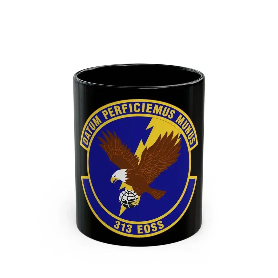 313th Expeditionary Operations Support Squadron (U.S. Air Force) Black Coffee Mug 11oz - Go Mug Yourself