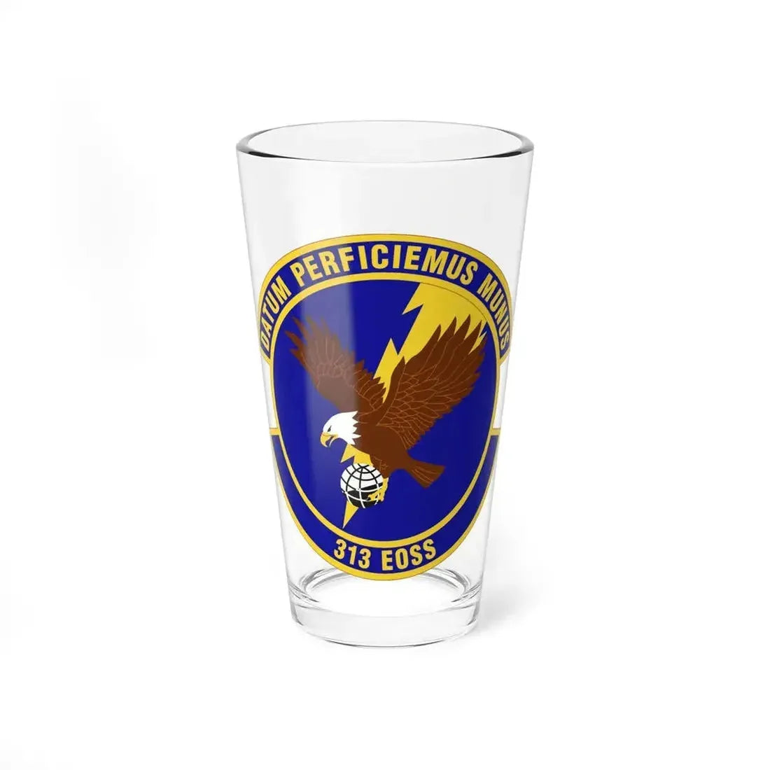 313th Expeditionary Operations Support Squadron (U.S. Air Force) Pint Glass 16oz - Go Mug Yourself