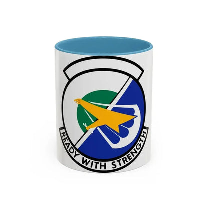 314 Aircraft Maintenance Squadron AETC (U.S. Air Force) Accent Coffee Mug 11oz Light Blue - Go Mug Yourself