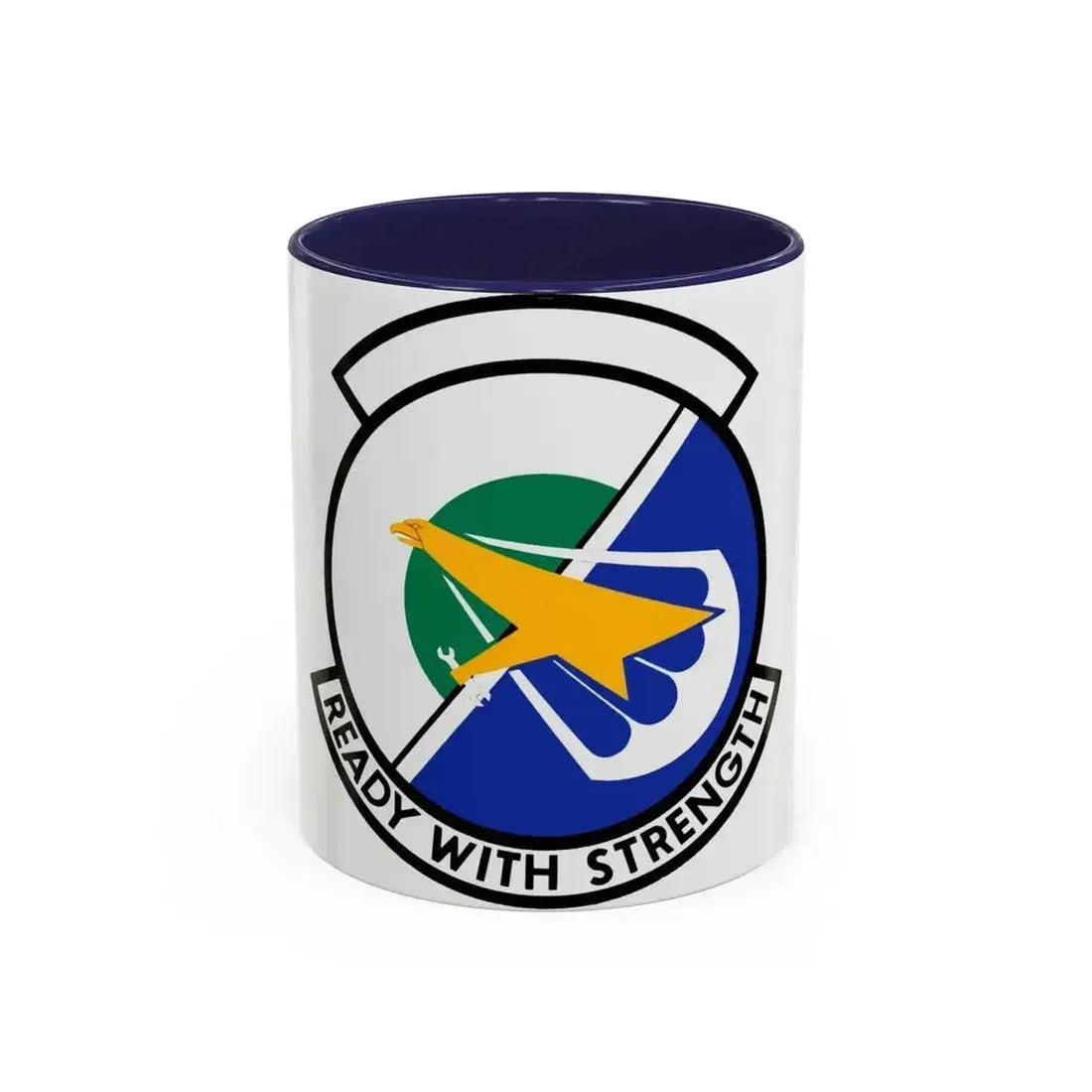 314 Aircraft Maintenance Squadron AETC (U.S. Air Force) Accent Coffee Mug 11oz Navy - Go Mug Yourself
