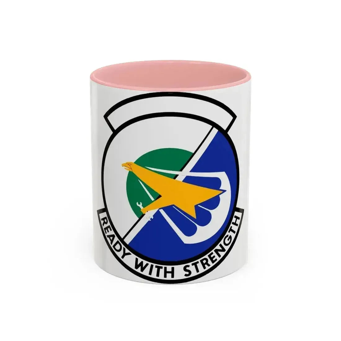 314 Aircraft Maintenance Squadron AETC (U.S. Air Force) Accent Coffee Mug 11oz Pink - Go Mug Yourself