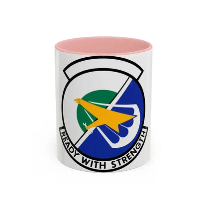 314 Aircraft Maintenance Squadron AETC (U.S. Air Force) Accent Coffee Mug 11oz Pink - Go Mug Yourself