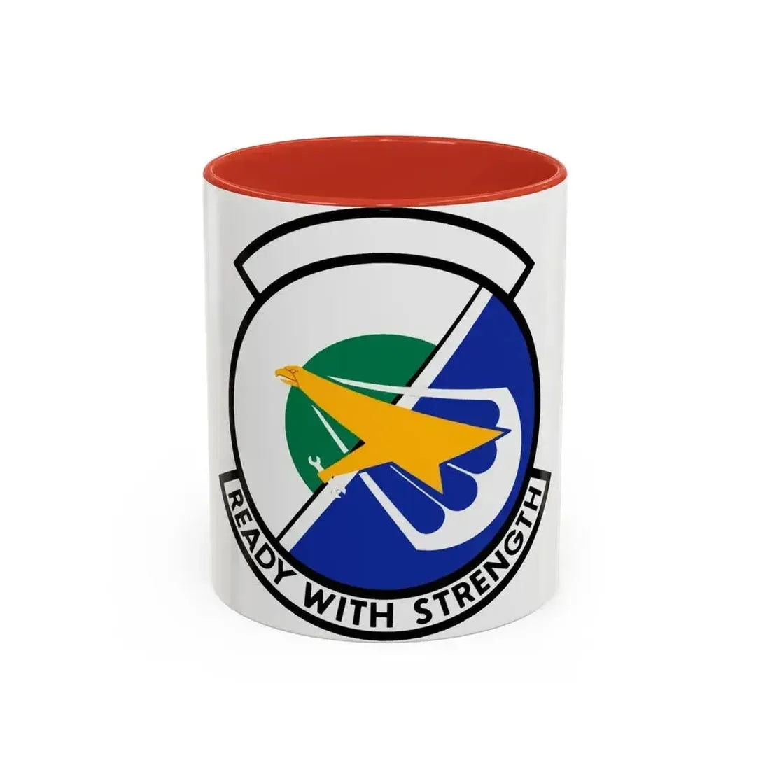 314 Aircraft Maintenance Squadron AETC (U.S. Air Force) Accent Coffee Mug 11oz Red - Go Mug Yourself
