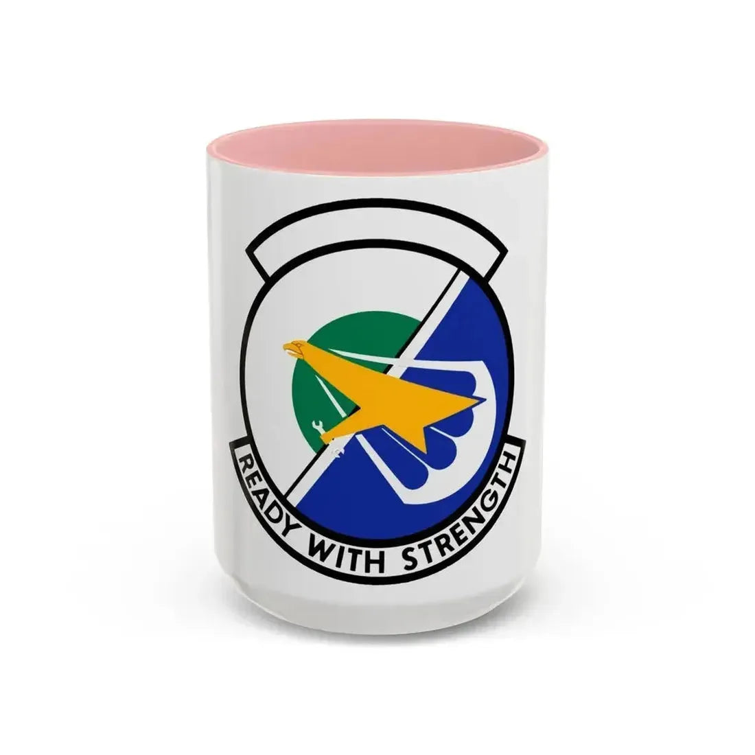 314 Aircraft Maintenance Squadron AETC (U.S. Air Force) Accent Coffee Mug 15oz Pink - Go Mug Yourself