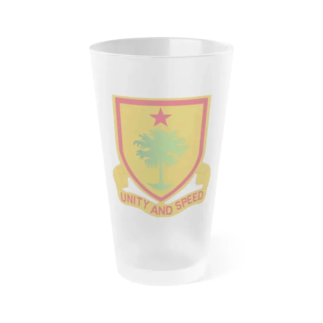 314 Cavalry Regiment (U.S. Army) Frosted Pint Glass 16oz Default Title - Go Mug Yourself