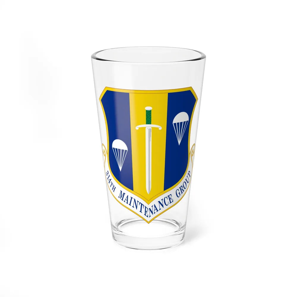 314 Maintenance Group AETC (U.S. Air Force) Pint Glass 16oz-16oz-Go Mug Yourself