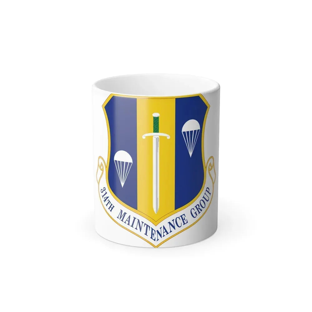 314 Maintenance Group AETC (U.S. Air Force) Color Changing Coffee Mug 11oz - Go Mug Yourself