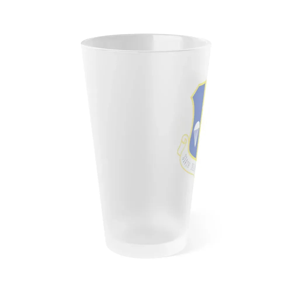 314 Maintenance Group AETC (U.S. Air Force) Frosted Pint Glass 16oz - Go Mug Yourself