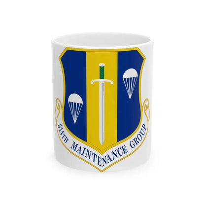 314 Maintenance Group AETC (U.S. Air Force) White Coffee Mug 11oz - Go Mug Yourself