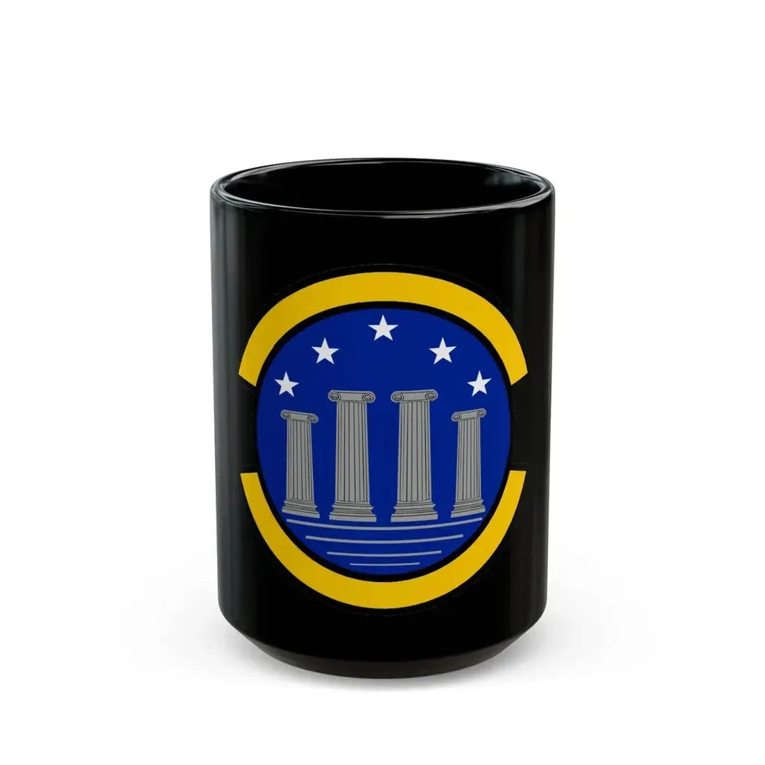 314 Maintenance Operations Flight AETC (U.S. Air Force) Black Coffee Mug 15oz - Go Mug Yourself