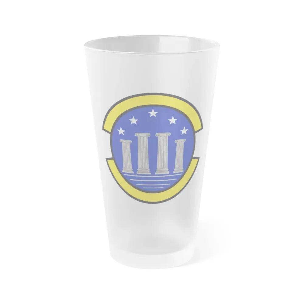 314 Maintenance Operations Flight AETC (U.S. Air Force) Frosted Pint Glass 16oz 16oz Frosted - Go Mug Yourself