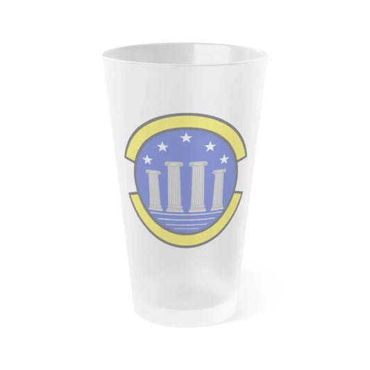 314 Maintenance Operations Flight AETC (U.S. Air Force) Frosted Pint Glass 16oz 16oz Frosted - Go Mug Yourself