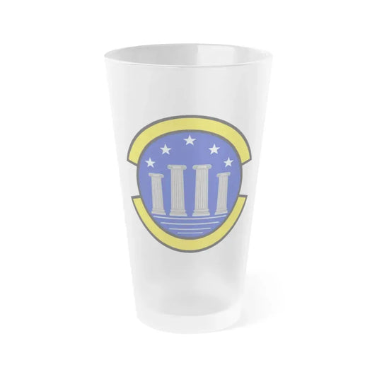 314 Maintenance Operations Flight AETC (U.S. Air Force) Frosted Pint Glass 16oz 16oz Frosted - Go Mug Yourself